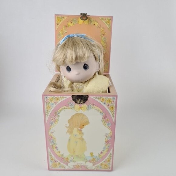 Precious Moments 408743 Summer Four Seasons Musical Jack In The Boxes Figure - Picture 1 of 12